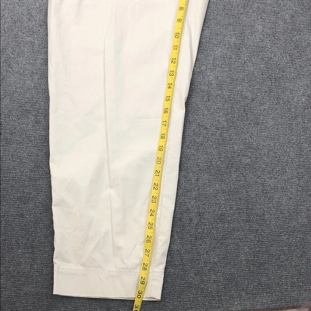 Melrose and Market 100% Cotton Pleated Chinos in Cream Sz XL (B5)
